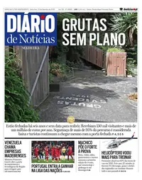 Capa do Diário de Notícias da Madeira de sexta-feira, 25 de setembro de 2026