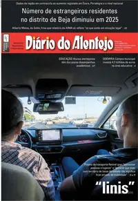 Capa do Diário do Alentejo de sexta-feira, 25 de setembro de 2026