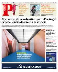 Capa do Público de sexta-feira, 25 de setembro de 2026