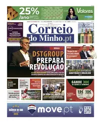 Capa do Correio do Minho de sábado, 26 de setembro de 2026