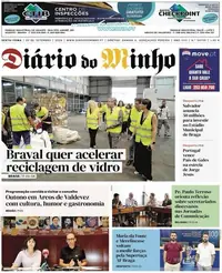 Capa do Diário do Minho de sábado, 26 de setembro de 2026