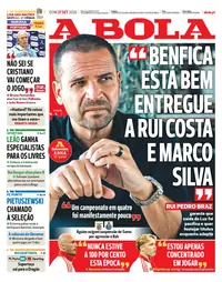 Capa do A Bola de domingo, 27 de setembro de 2026