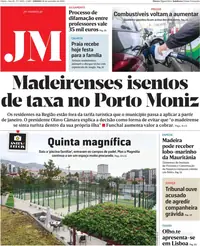 Capa do Jornal da Madeira de domingo, 27 de setembro de 2026