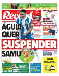 Capa do Record de domingo, 27 de setembro de 2026