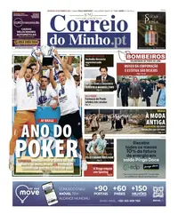 Capa do Correio do Minho de segunda-feira, 28 de setembro de 2026