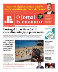 Capa do Jornal Económico de segunda-feira, 28 de setembro de 2026