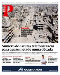 Capa do Público de segunda-feira, 28 de setembro de 2026