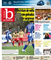 Capa do Diário As Beiras de terça-feira, 29 de setembro de 2026
