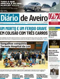 Capa do Diário de Aveiro de terça-feira, 29 de setembro de 2026
