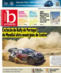 Capa do Diário As Beiras de quinta-feira, 1 de outubro de 2026