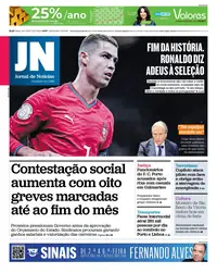 Capa do Jornal de Notícias de quinta-feira, 1 de outubro de 2026