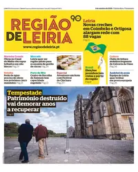 Capa do Região de Leiria de quinta-feira, 1 de outubro de 2026