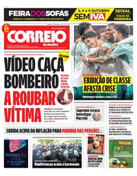 Capa do Correio da Manhã de sexta-feira, 2 de outubro de 2026