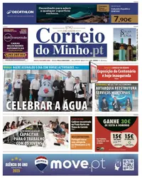 Capa do Correio do Minho de sexta-feira, 2 de outubro de 2026
