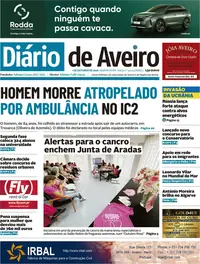 Capa do Diário de Aveiro de sexta-feira, 2 de outubro de 2026