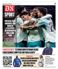 Capa do DN Sport de sexta-feira, 2 de outubro de 2026