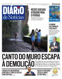 Capa do Diário de Notícias da Madeira de domingo, 4 de outubro de 2026