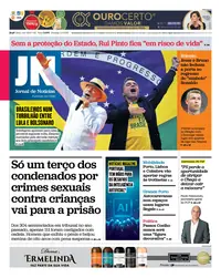 Capa do Jornal de Notícias de domingo, 4 de outubro de 2026