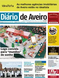 Capa do Diário de Aveiro de segunda-feira, 5 de outubro de 2026