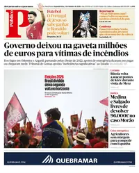 Capa do Público de segunda-feira, 5 de outubro de 2026