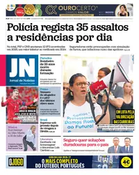 Capa do Jornal de Notícias de terça-feira, 6 de outubro de 2026