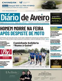 Capa do Diário de Aveiro de quarta-feira, 7 de outubro de 2026