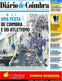 Capa do Diário de Coimbra de quarta-feira, 7 de outubro de 2026