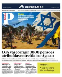 Capa do Público de quarta-feira, 7 de outubro de 2026