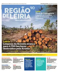 Capa do Região de Leiria de quinta-feira, 8 de outubro de 2026