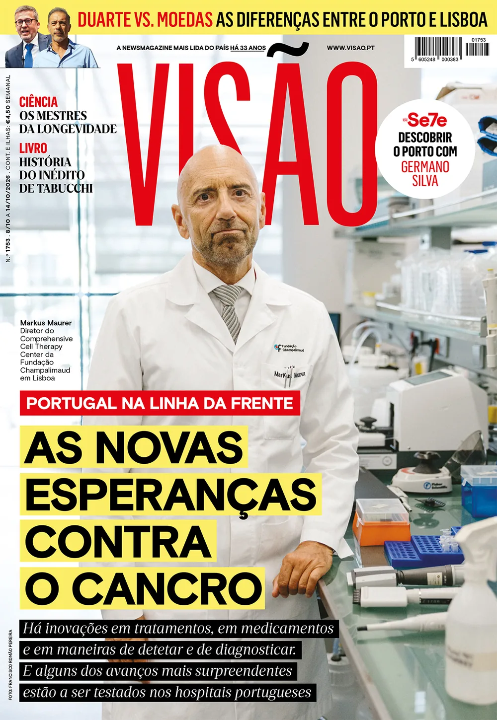 Capa do Visão de quinta-feira, 8 de outubro de 2026