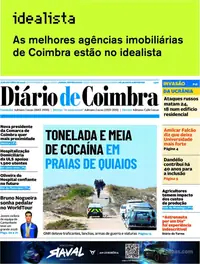 Capa do Diário de Coimbra de sexta-feira, 9 de outubro de 2026