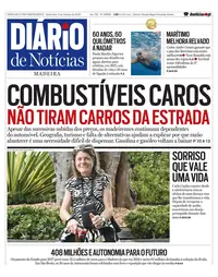 Capa do Diário de Notícias da Madeira de sexta-feira, 9 de outubro de 2026