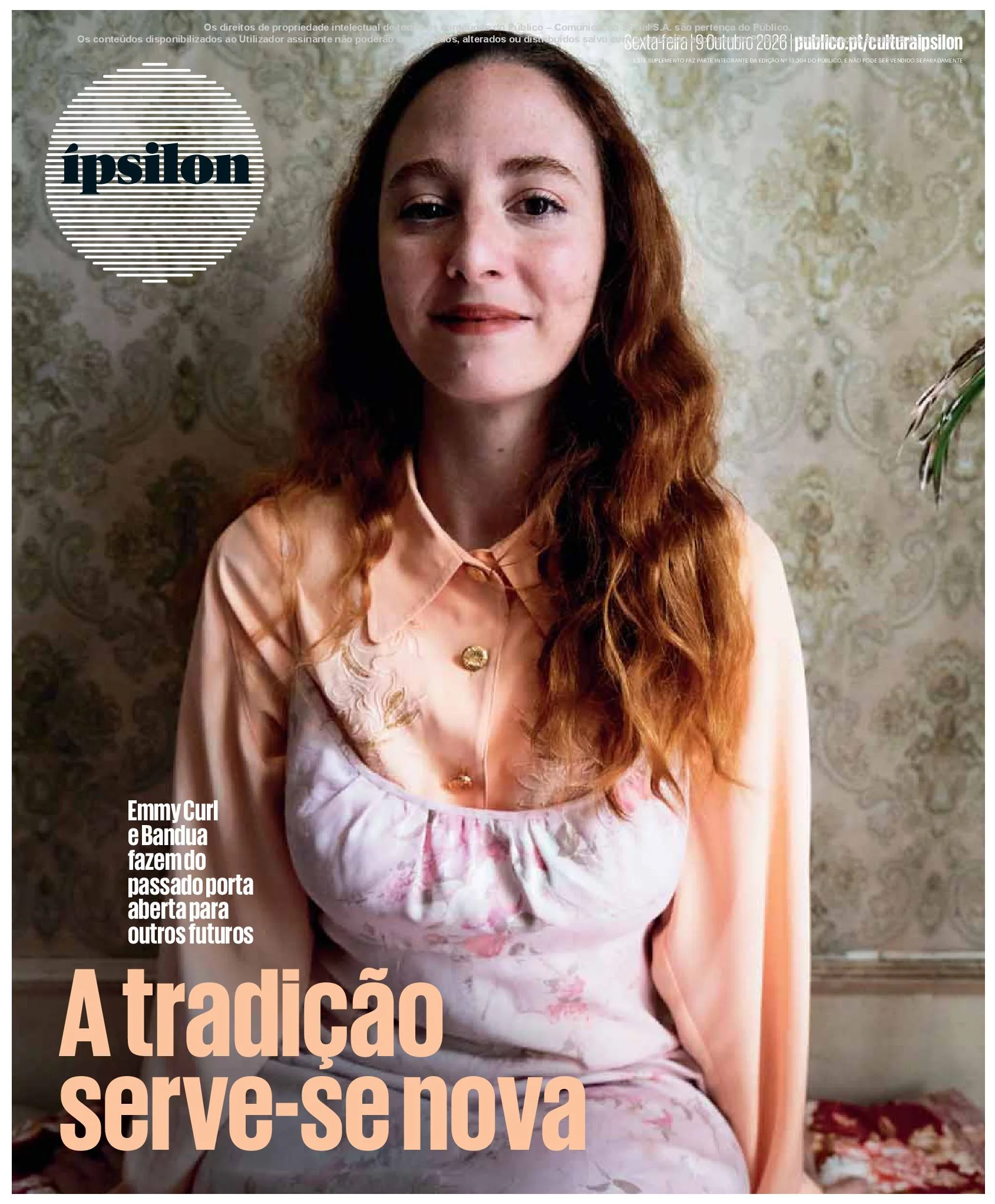 Capa do Ípsilon de sexta-feira, 9 de outubro de 2026