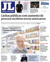 Capa do Jornal de Leiria de sexta-feira, 9 de outubro de 2026
