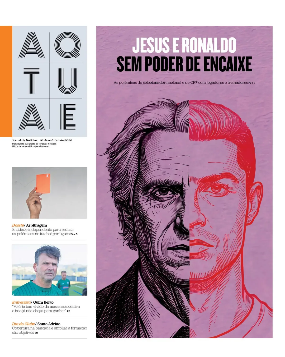 Capa do Ataque de sábado, 10 de outubro de 2026