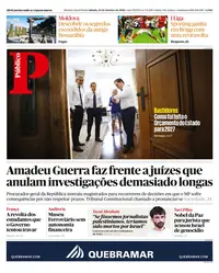 Capa do Público de sábado, 10 de outubro de 2026