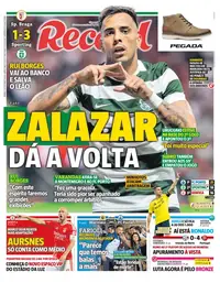 Capa do Record de sábado, 10 de outubro de 2026