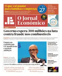 Capa do Jornal Económico de segunda-feira, 12 de outubro de 2026