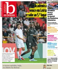 Capa do Diário As Beiras de terça-feira, 13 de outubro de 2026