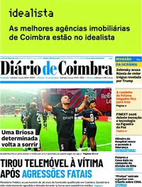 Capa do Diário de Coimbra de terça-feira, 13 de outubro de 2026
