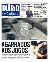 Capa do Diário de Notícias da Madeira de terça-feira, 13 de outubro de 2026