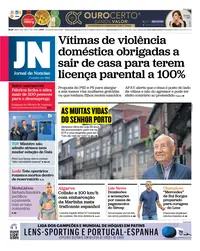 Capa do Jornal de Notícias de terça-feira, 13 de outubro de 2026
