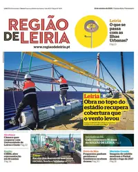 Capa do Região de Leiria de quinta-feira, 15 de outubro de 2026