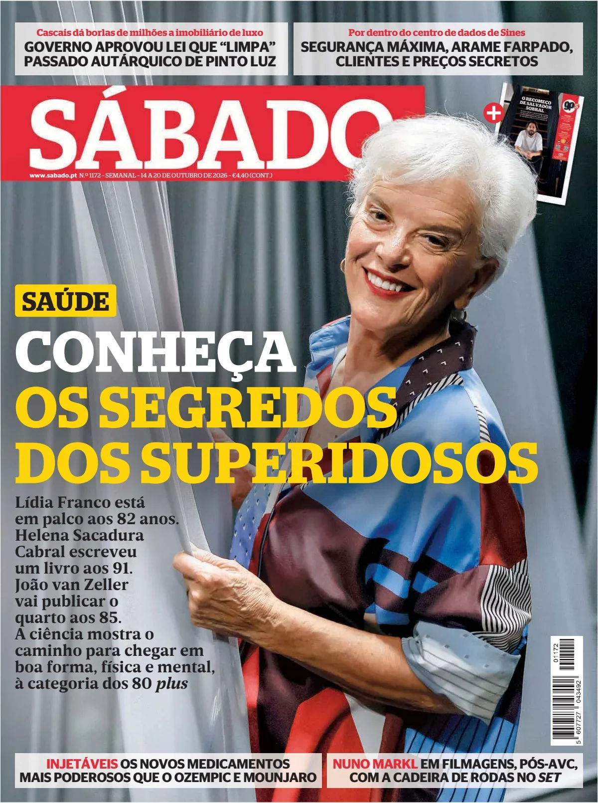 Capa do Sábado de quinta-feira, 15 de outubro de 2026