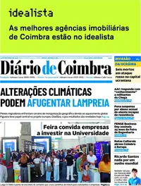 Capa do Diário de Coimbra de sexta-feira, 16 de outubro de 2026
