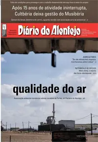 Capa do Diário do Alentejo de sexta-feira, 16 de outubro de 2026