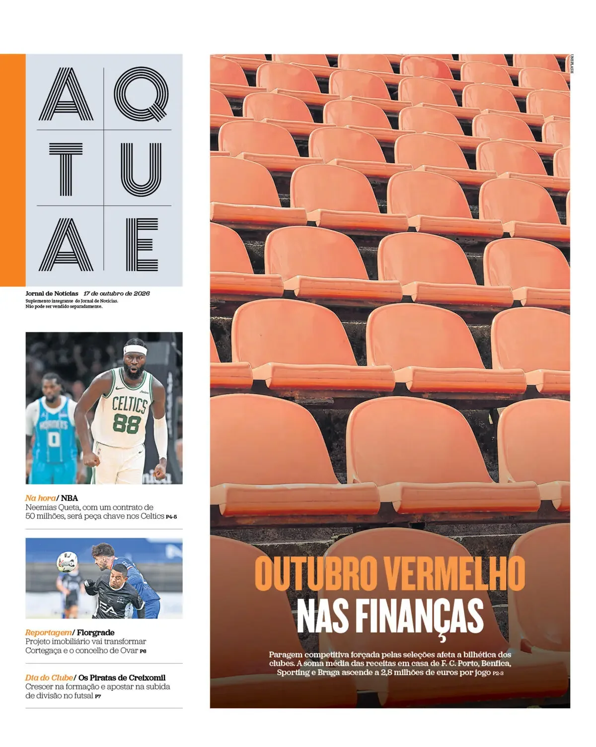 Capa do Ataque de sábado, 17 de outubro de 2026