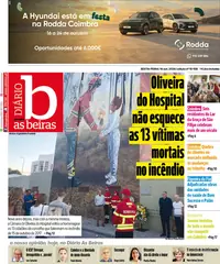 Capa do Diário As Beiras de sábado, 17 de outubro de 2026