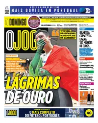 Capa do O Jogo de domingo, 18 de outubro de 2026