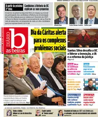 Capa do Diário As Beiras de segunda-feira, 19 de outubro de 2026
